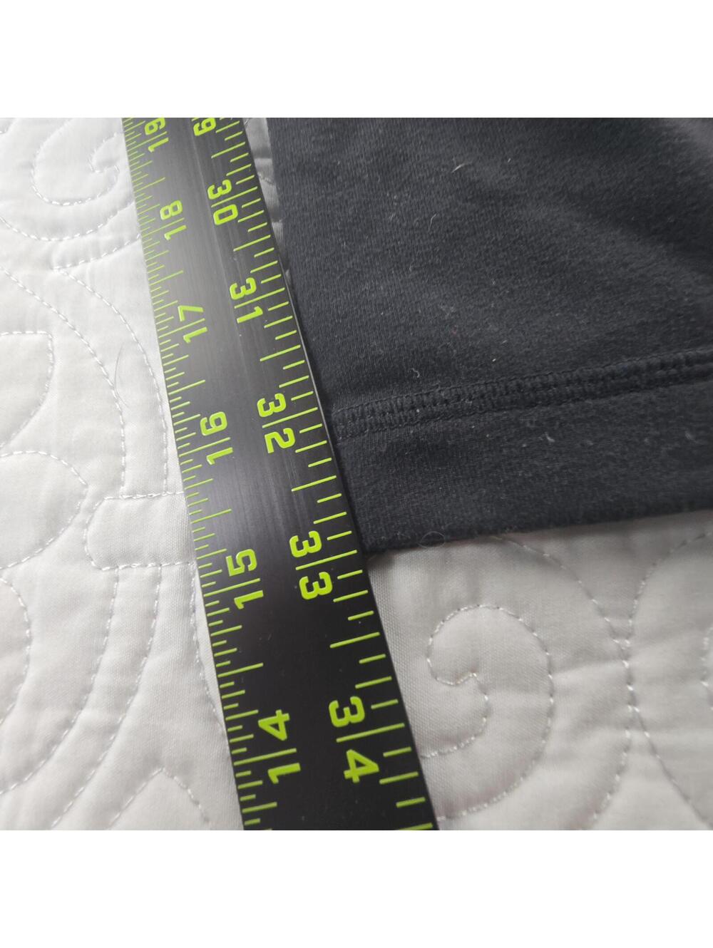 Lululemon Black Flare Yoga Pants Womens Size 4 Long Inseam Bootcut Leggings - Picture 5 of 8